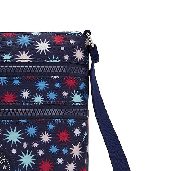 Kipling Alvar Extra Small Printed Mini Tassen Blauw | België 1902ZU